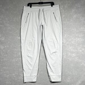 Athleta Trekkie North Jogger Pants Women’s 16 Gray Ripstop Pull On Stretch
